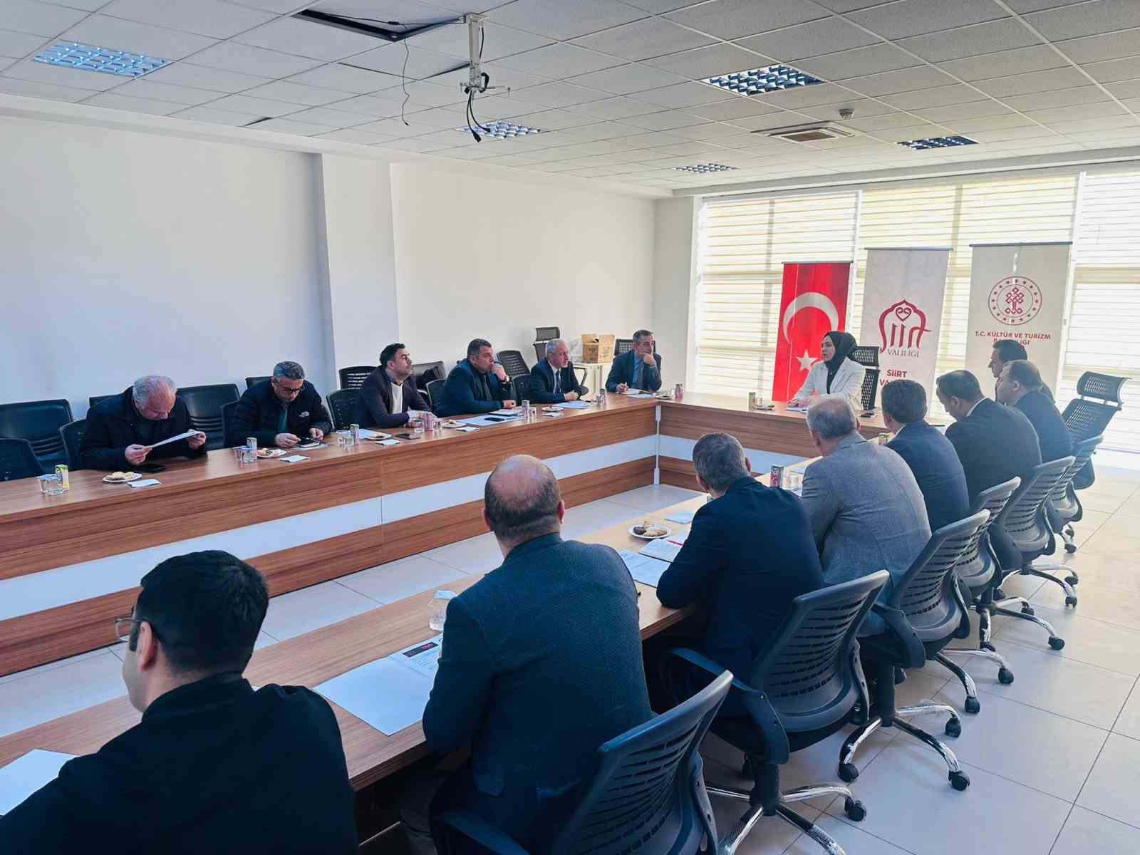 Siirt İl Tanıtım ve Geliştirme Kurulu toplantısı ger&ccedil;ekleştirildi
