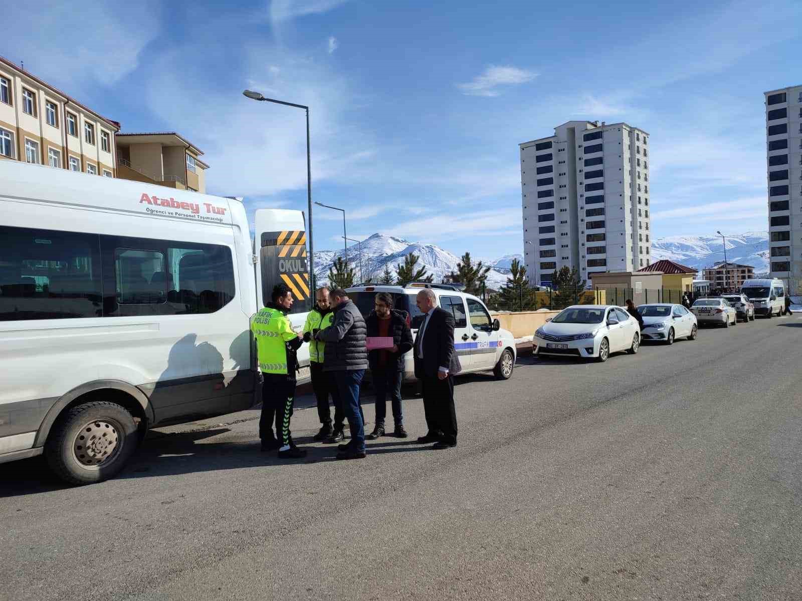 Sivas’ta okul servisleri denetlendi