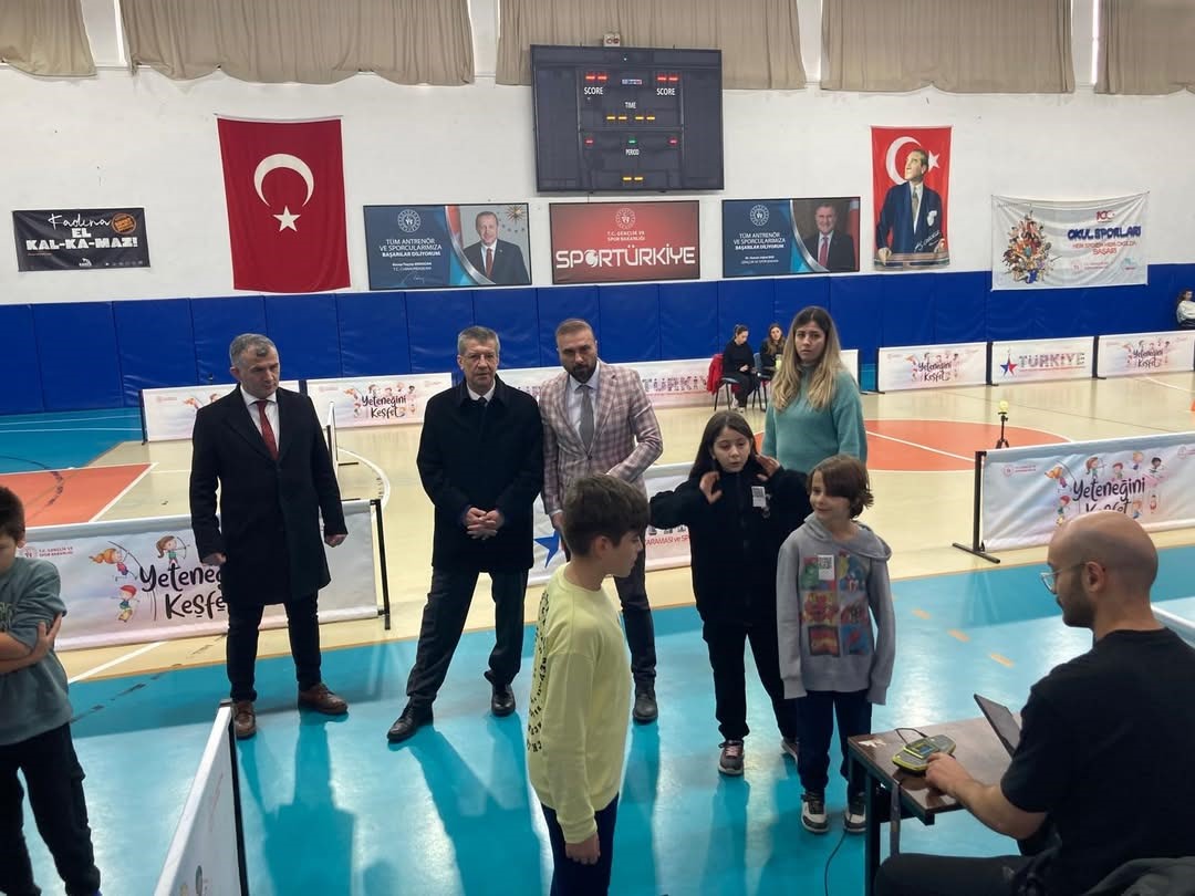 Babaeski’de ilkokul öğrencilerine sportif yetenek taraması yapıldı