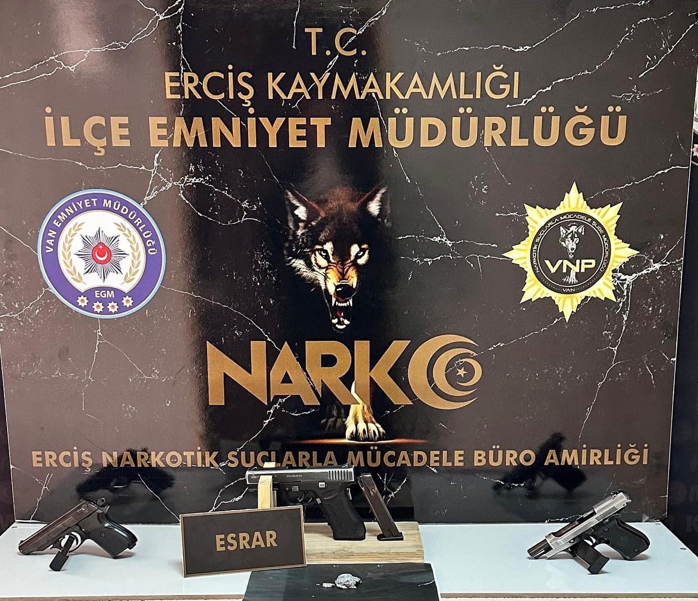 Erciş’te uyuşturucu madde operasyonu