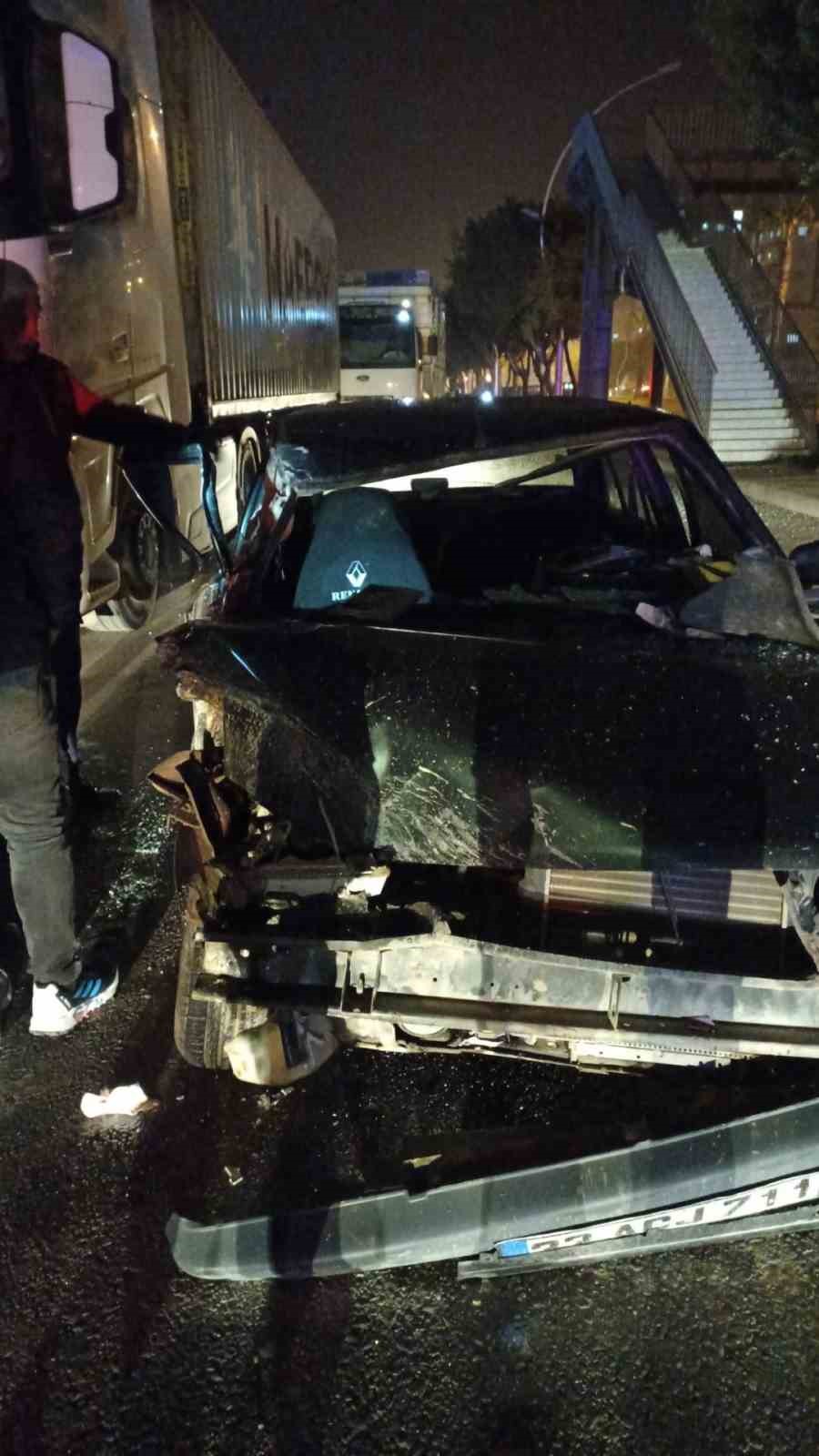 Tarsus’ta trafik kazası: 1 yaralı