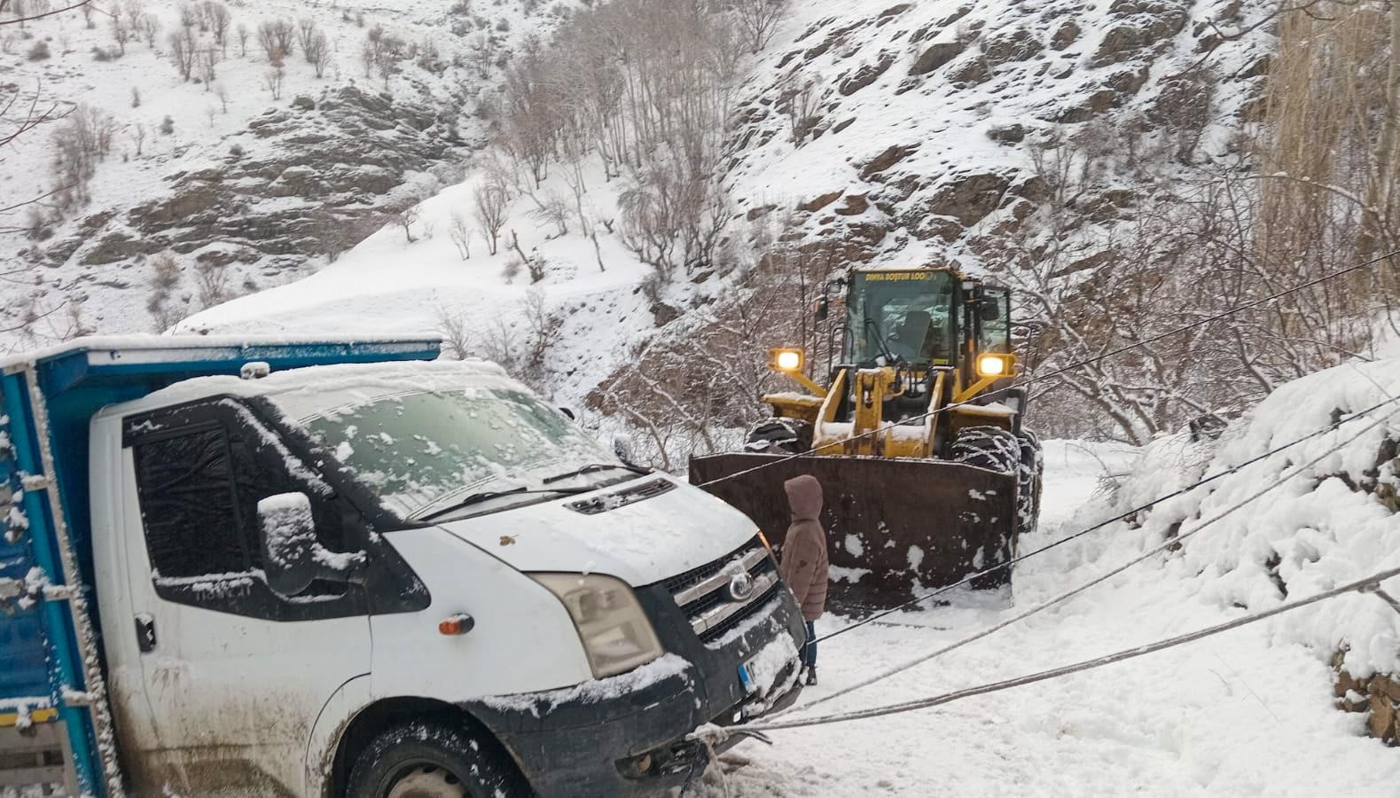 Van&rsquo;da kar yağışı: 264 yerleşim yerinin yolu kapandı
