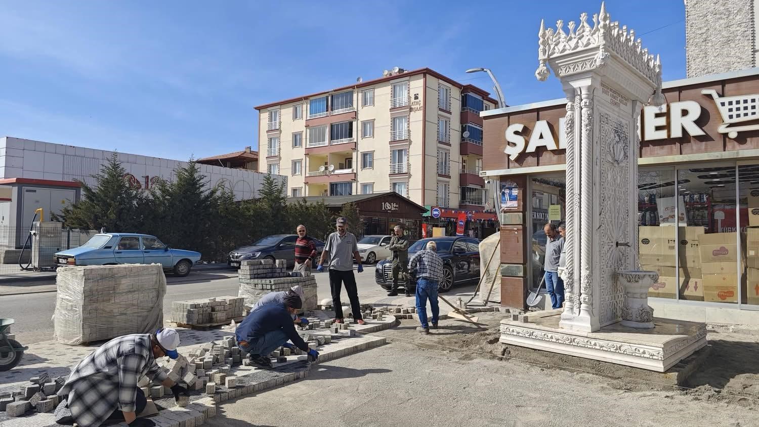 Sorgun Belediyesi heykel at&ouml;lyesi şehre estetik dokunuşlar yapıyor
