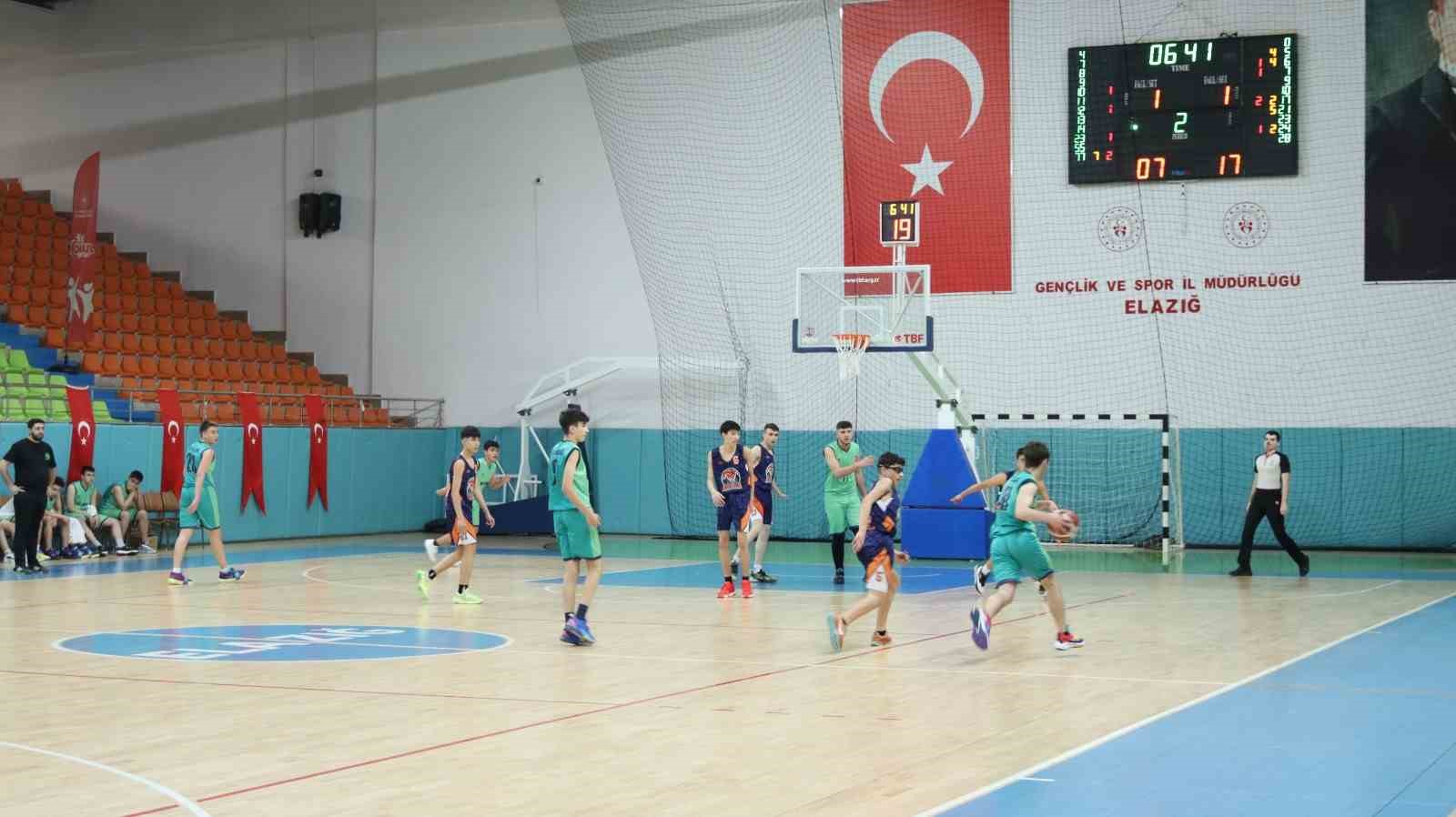 Elazığ’da basketbol bölge şampiyonası tamamlandı
