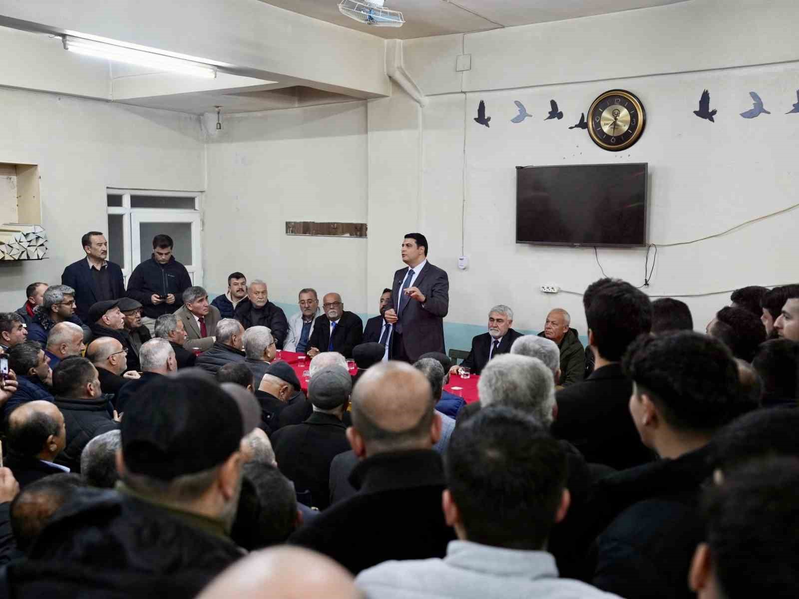 Yılmaz halk buluşmalarını s&uuml;rd&uuml;r&uuml;yor
