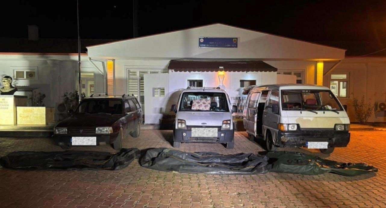 Gaziantep’te ağ ile avlanma yasağına uymayan 9 şahıs suçüstü yakalandı