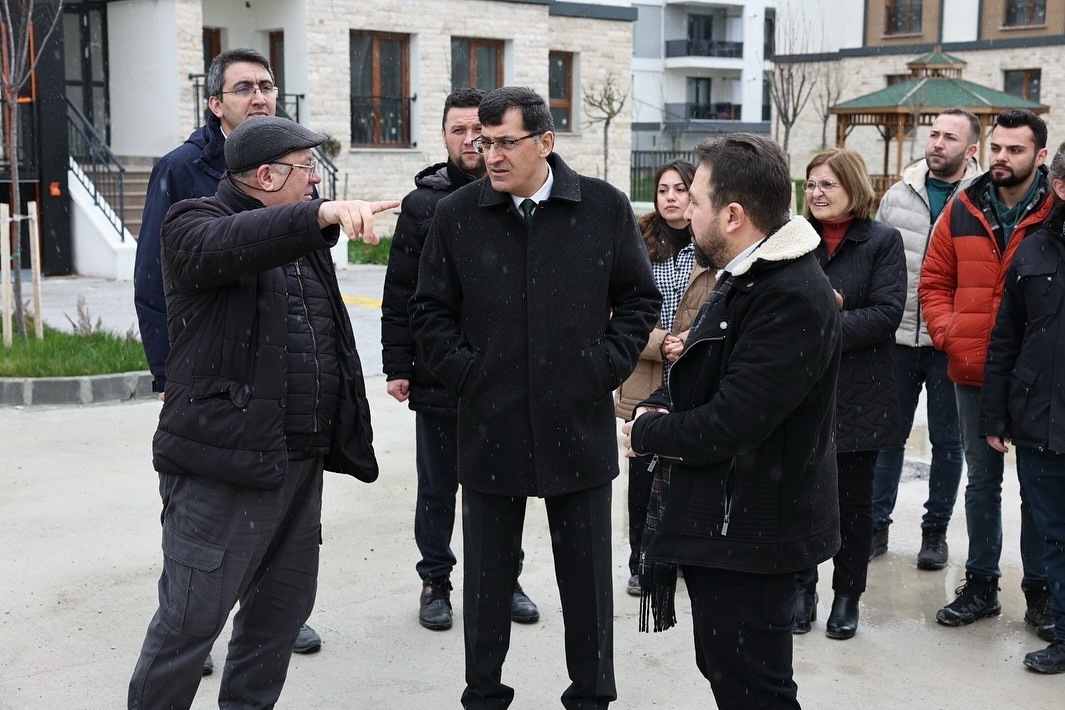 Başkan Eyüp Kahveci’den TOKİ Konutları’na yerinde inceleme