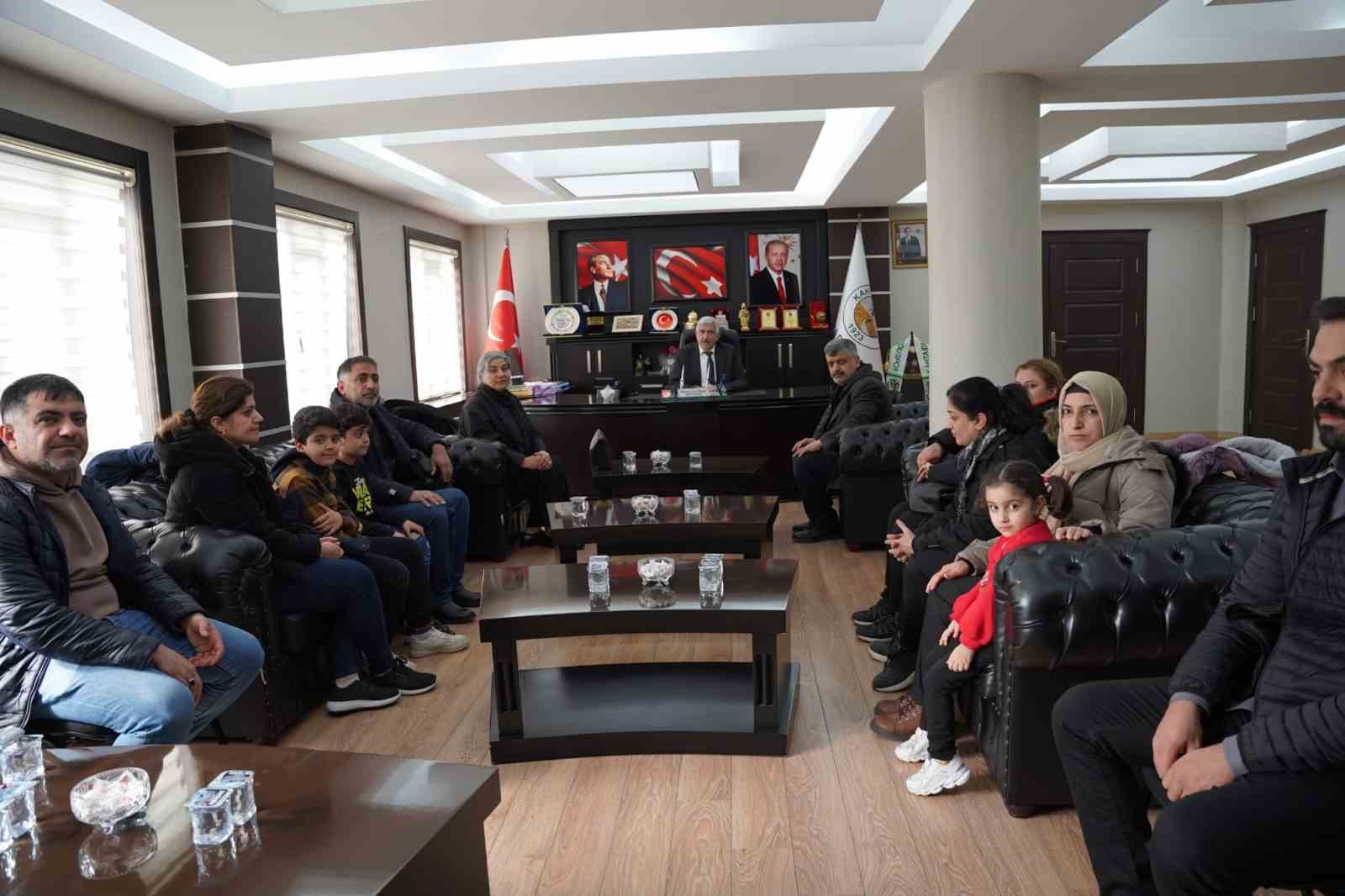 Kahtalı Mıçe’nin ailesinden Kahta Belediyesi’ne teşekkür ziyareti