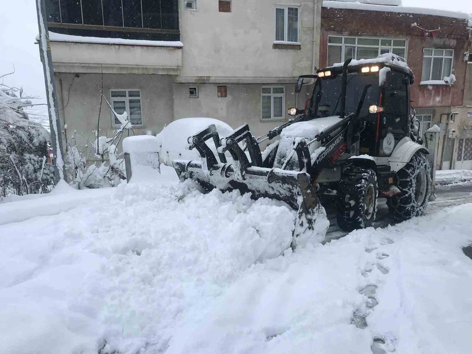 Ordu’da kar yağışı hayatı olumsuz etkiliyor
