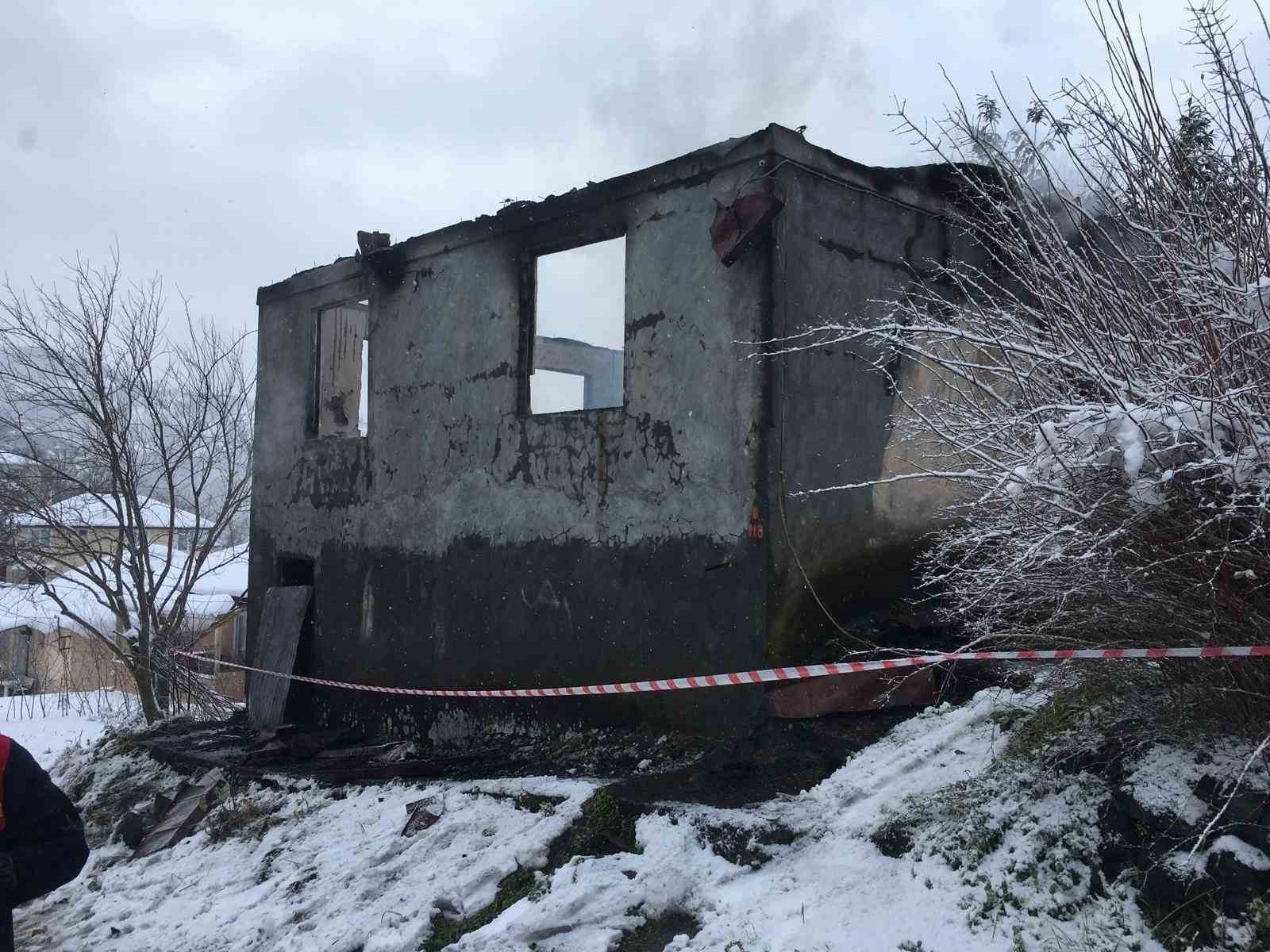 Giresun’da yangın: 1 ölü