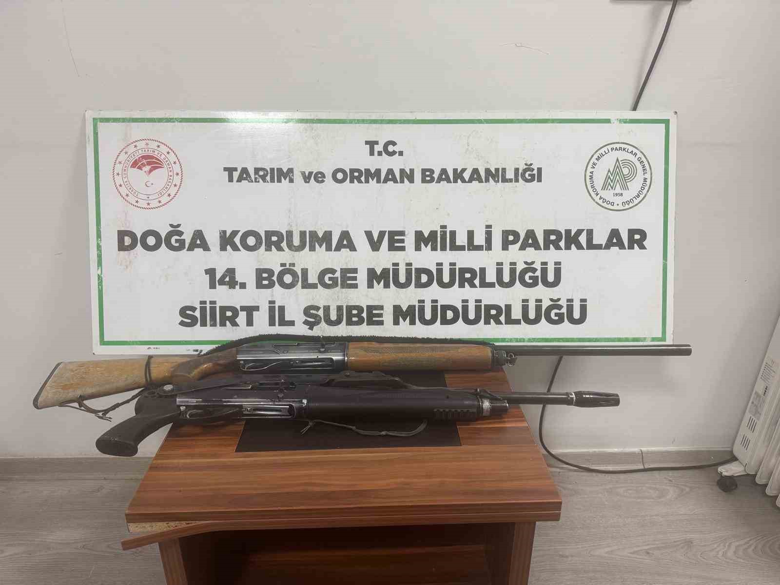 Siirt kaçak avcılığa 30 bin lira para cezası