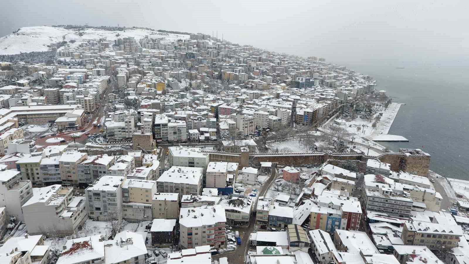 Sinop&rsquo;ta kar g&uuml;zelliği
