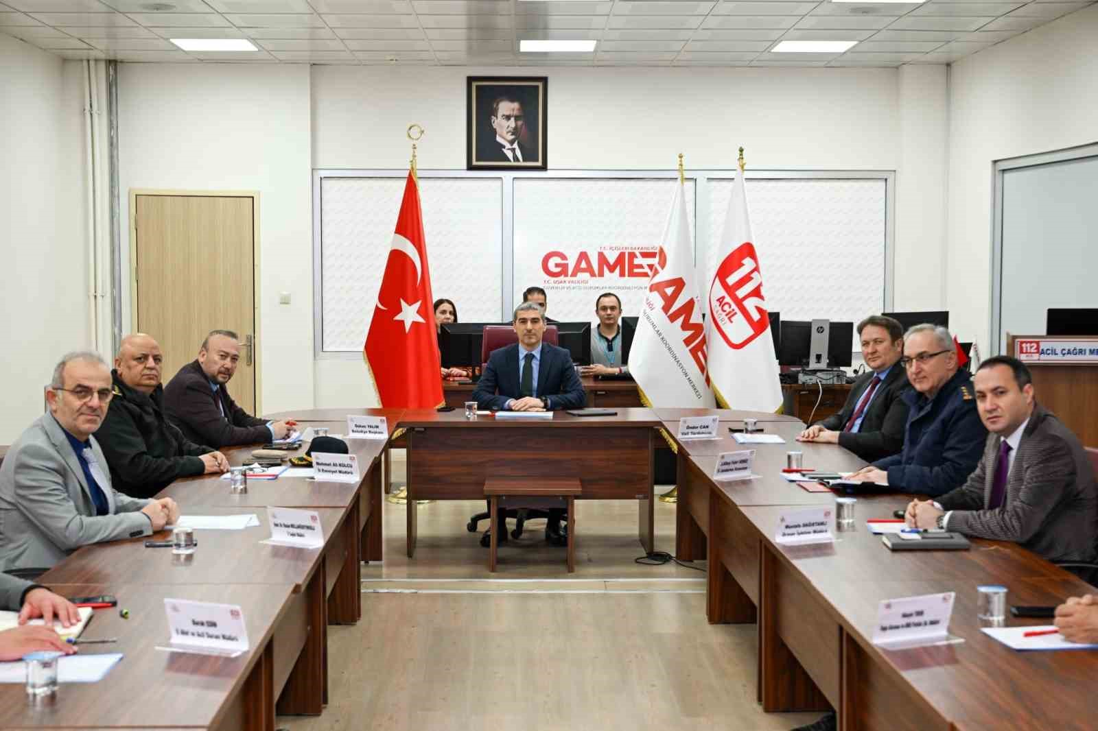 Uşak&rsquo;ta 112 Acil &Ccedil;ağrı Hizmetleri İl Koordinasyon Komisyonu Toplantısı ger&ccedil;ekleştirildi
