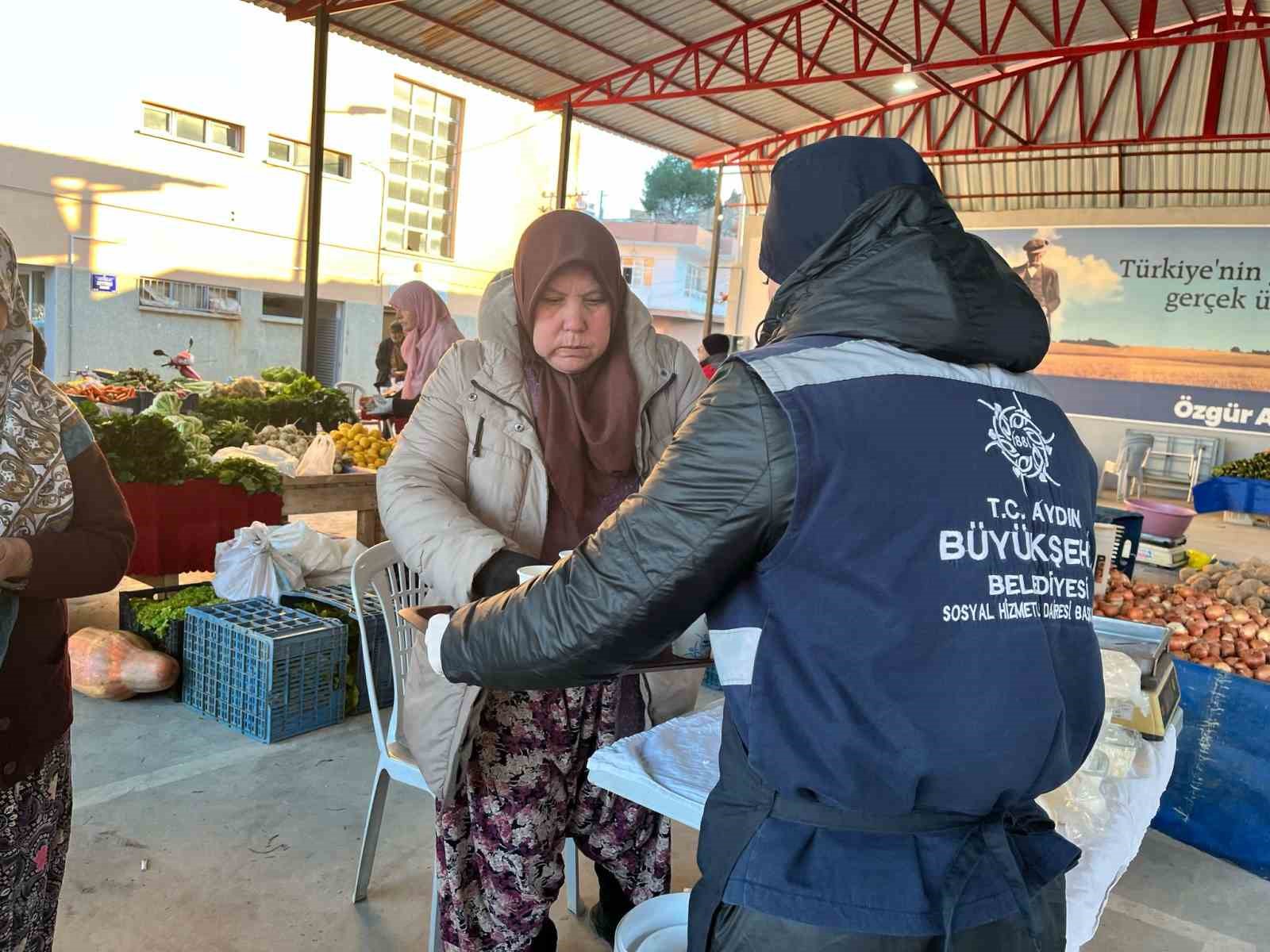 Başkan Çerçioğlu, soğuk havalarda vatandaşın yanında