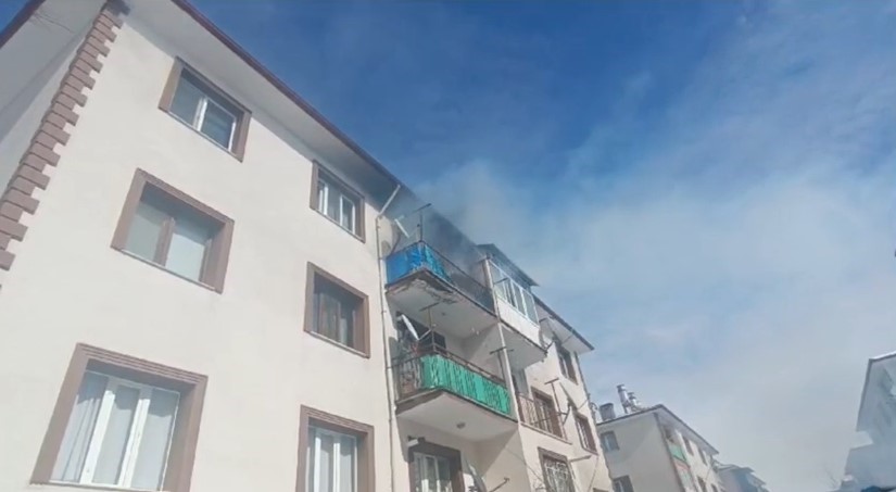 Erzincan’da korkutan yangın