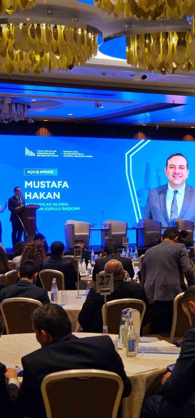 Turan Devletleri İnşaat&ccedil;ılar ve Emlak&ccedil;ılar Forumu Bak&uuml;&rsquo;de yapıldı
