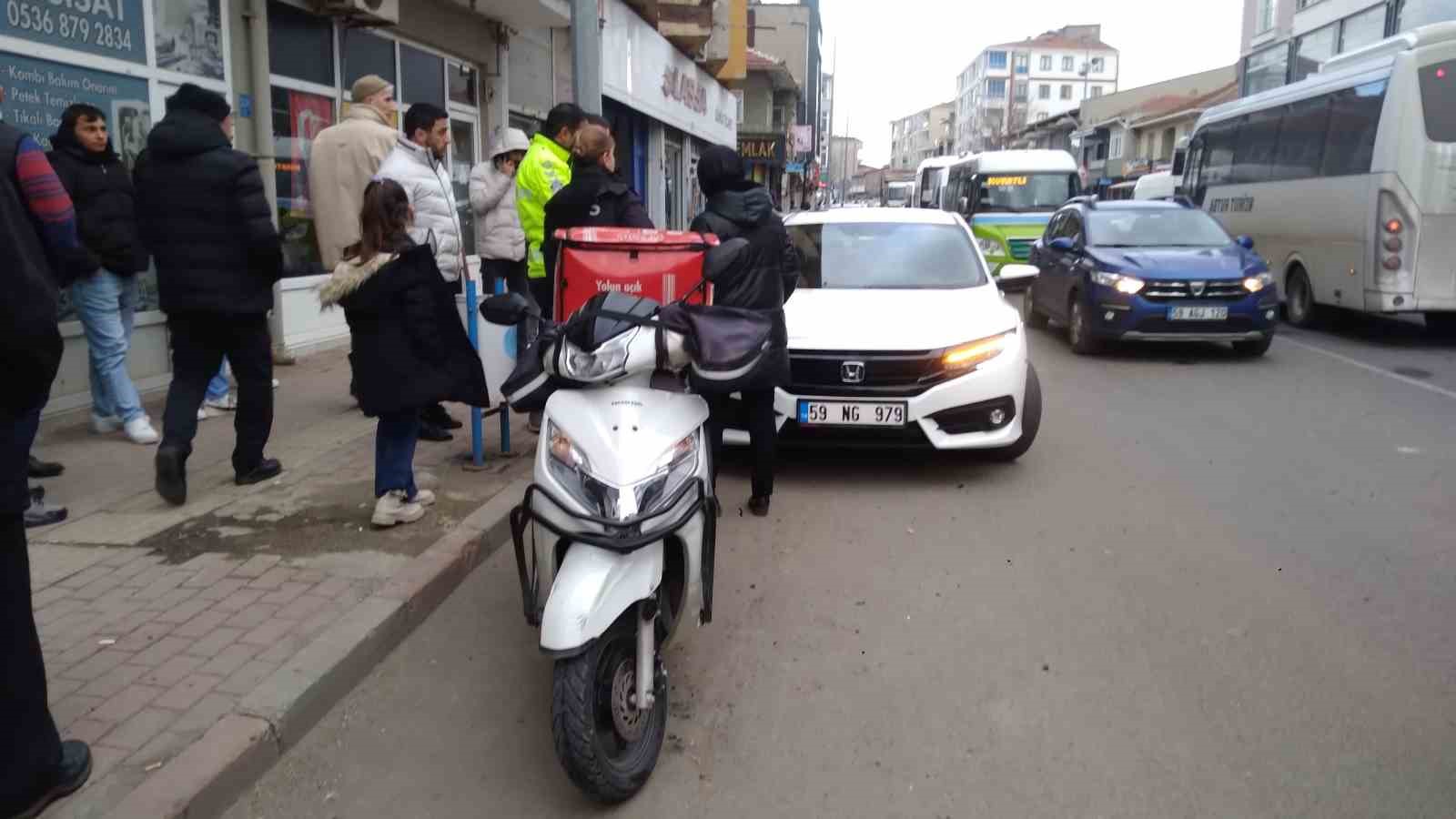 Tekirdağ'da trafik kazasında 1 kişi yaralandı - İHA