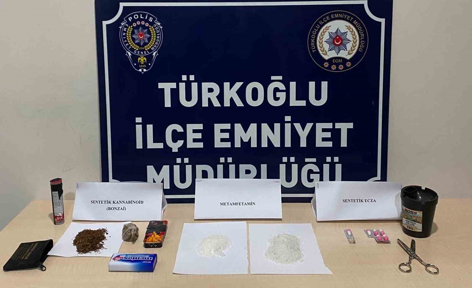 Kahramanmaraş’ta uyuşturucuya 3 tutuklama