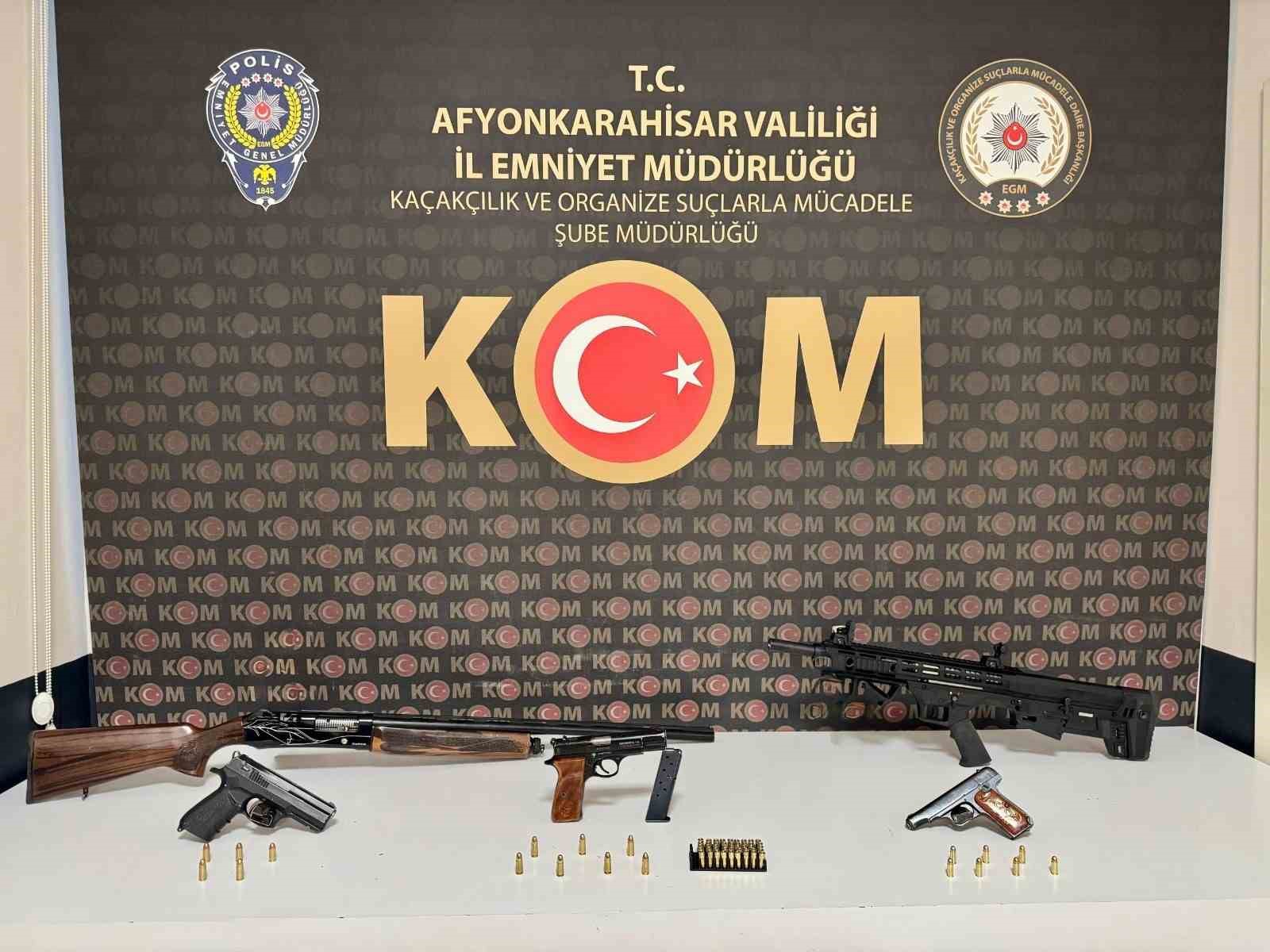 Ruhsatsız silah operasyonunda 1 kişi tutuklandı
