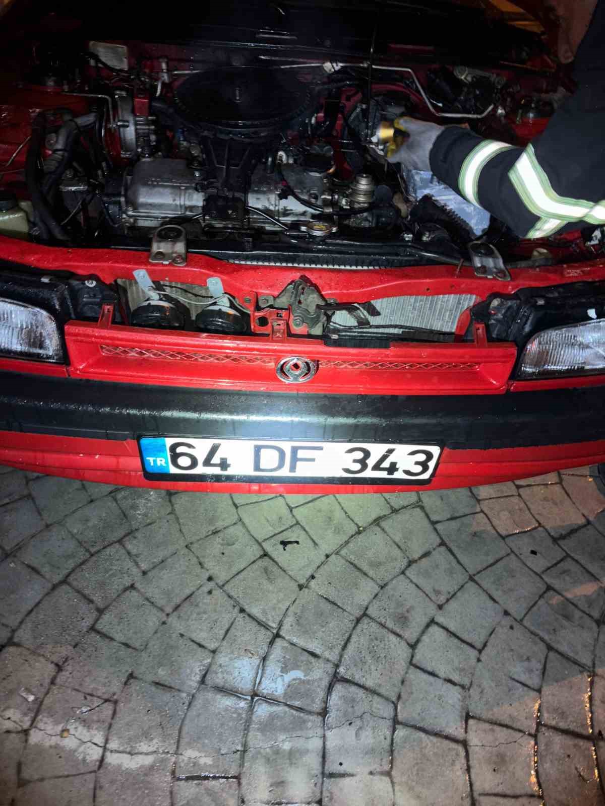 Isparta&rsquo;da otomobil yangını itfaiye ekiplerince s&ouml;nd&uuml;r&uuml;ld&uuml;
