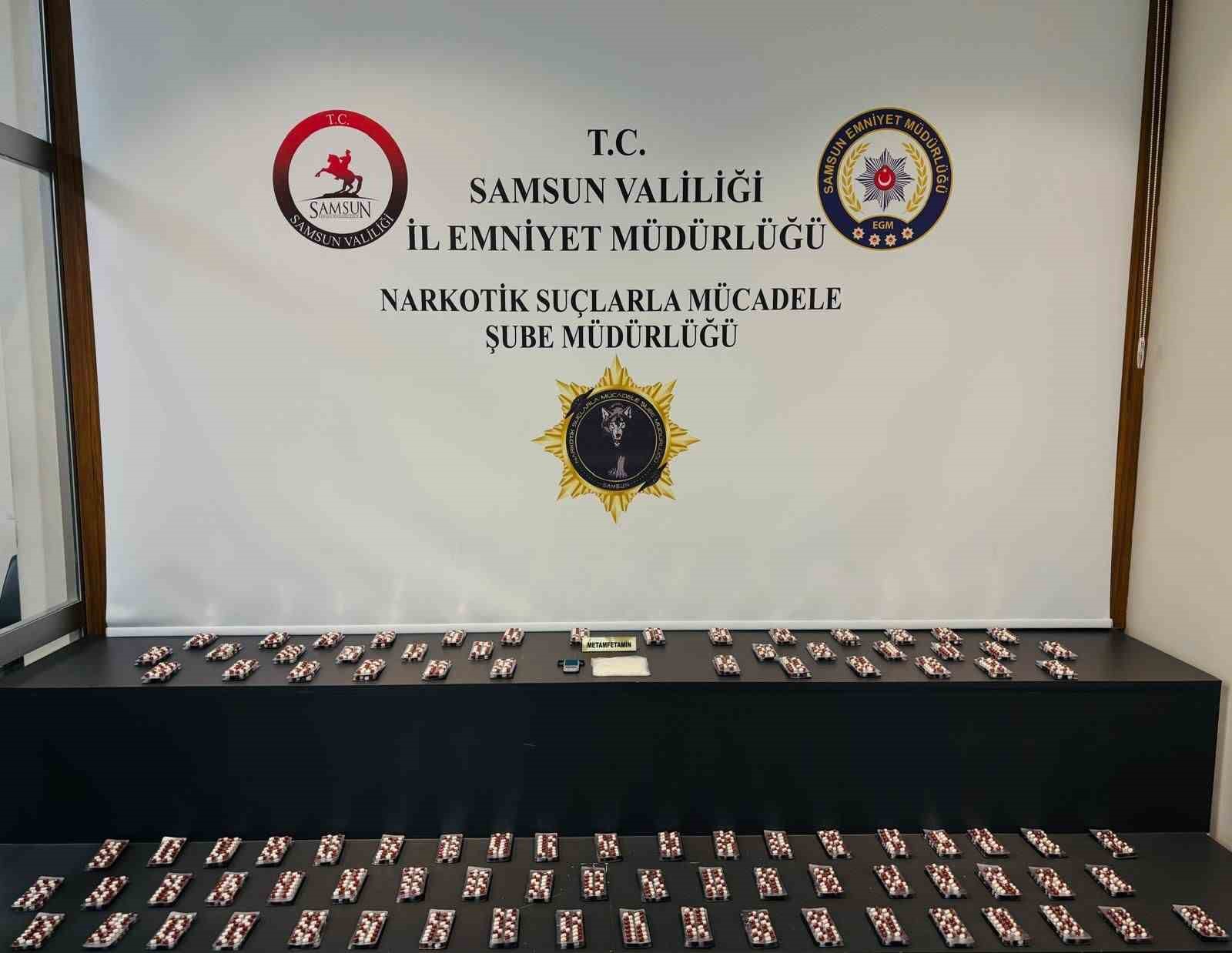 Samsun’da uyuşturucu operasyonu: 3 gözaltı