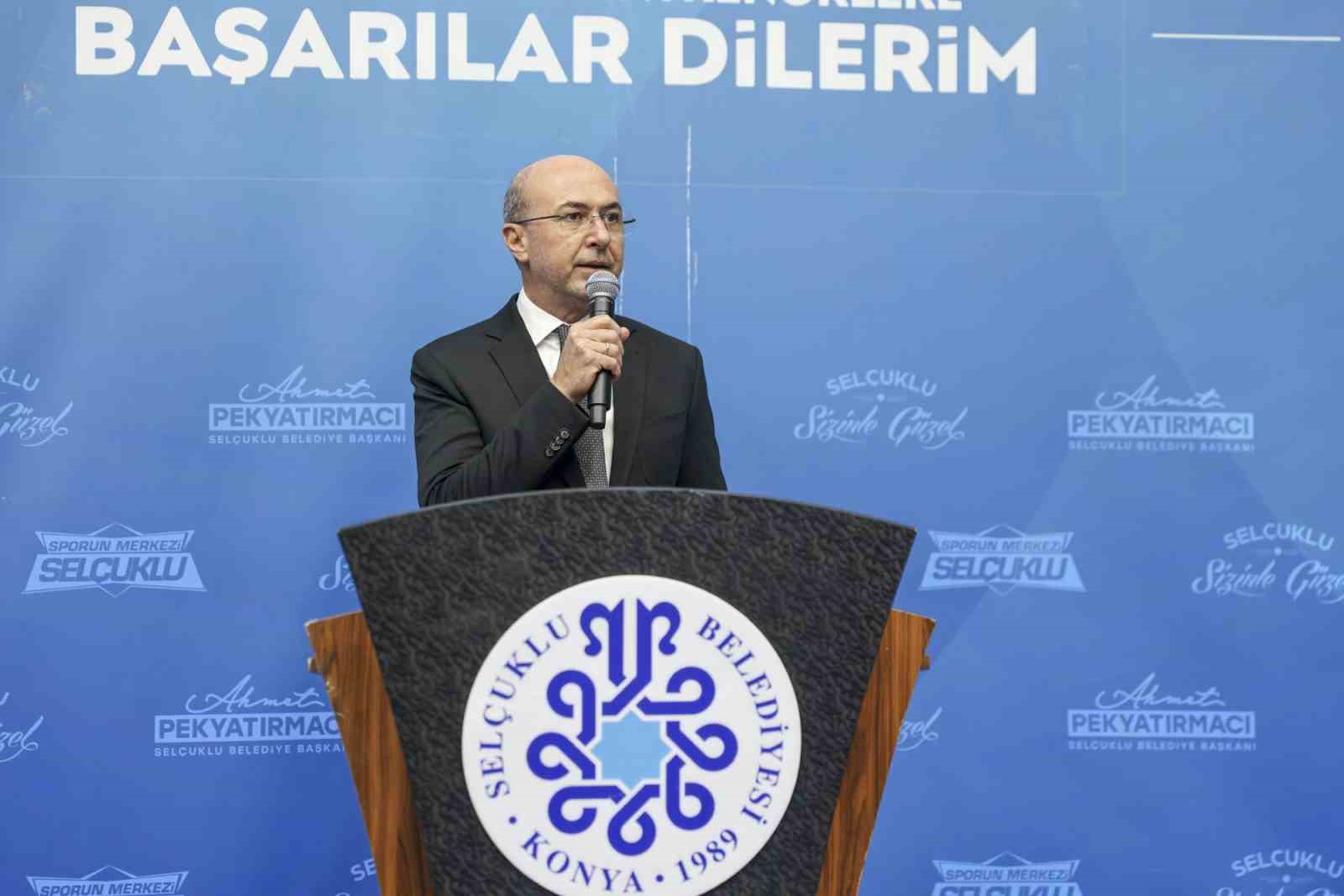 Başkan Pekyatırmacı: "Selçuklu Belediyesi olarak spora her zaman en büyük değeri veriyoruz"