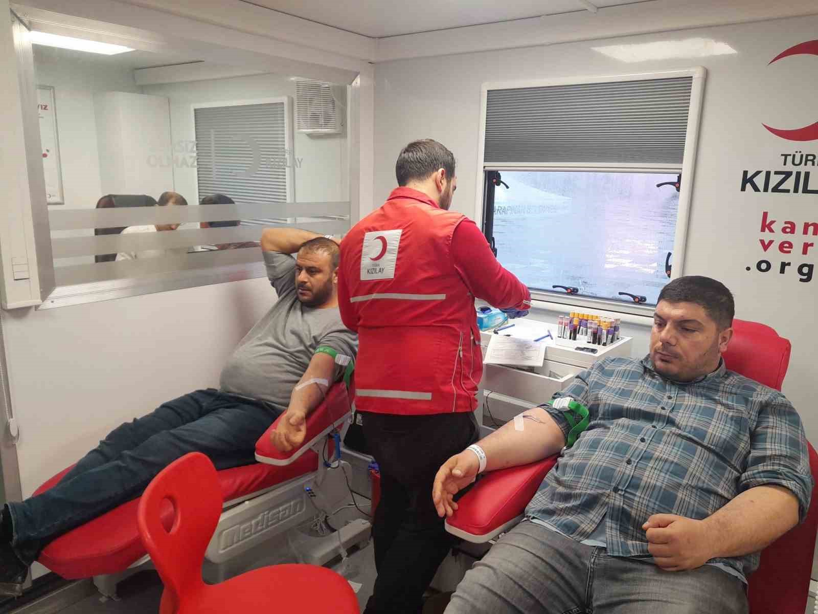 Karapınar’da Kızılay tarafından kan bağışı kampanyası düzenlendi