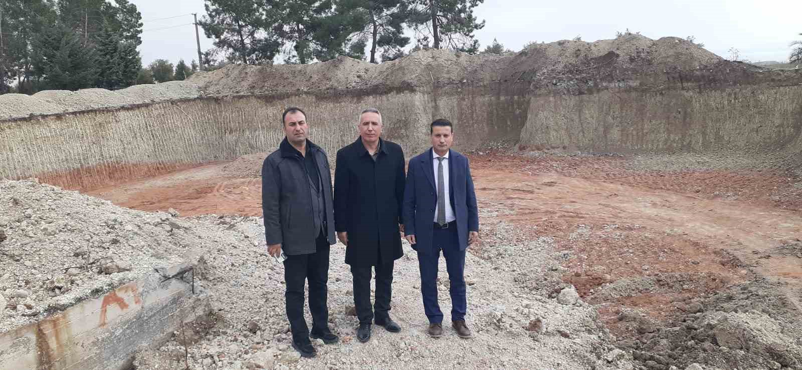 Samsat’ta öğretmenevi inşaatına başlandı