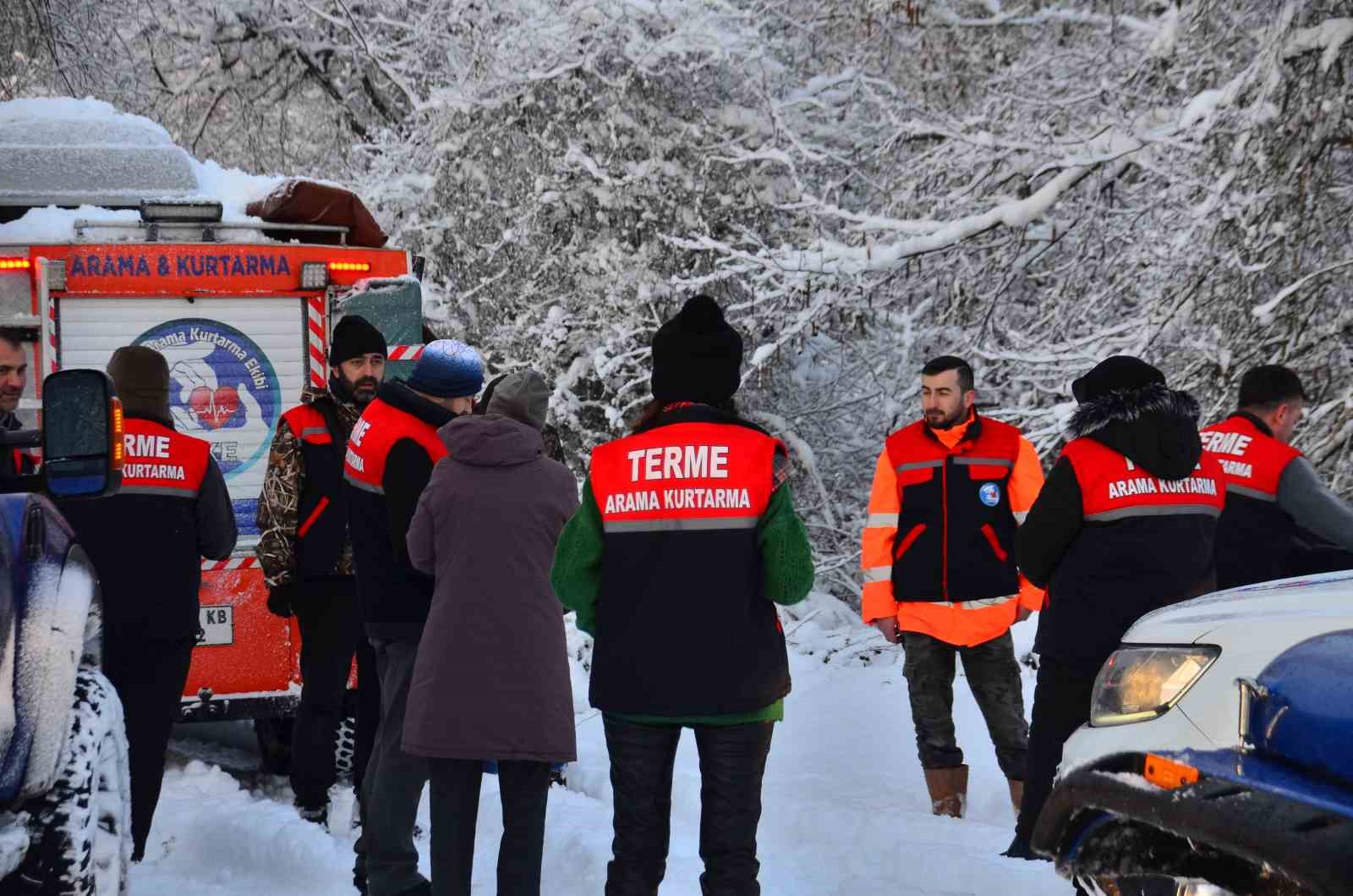 Samsun’da yaban hayatı koruma sahasında hayvanlar yemlendi