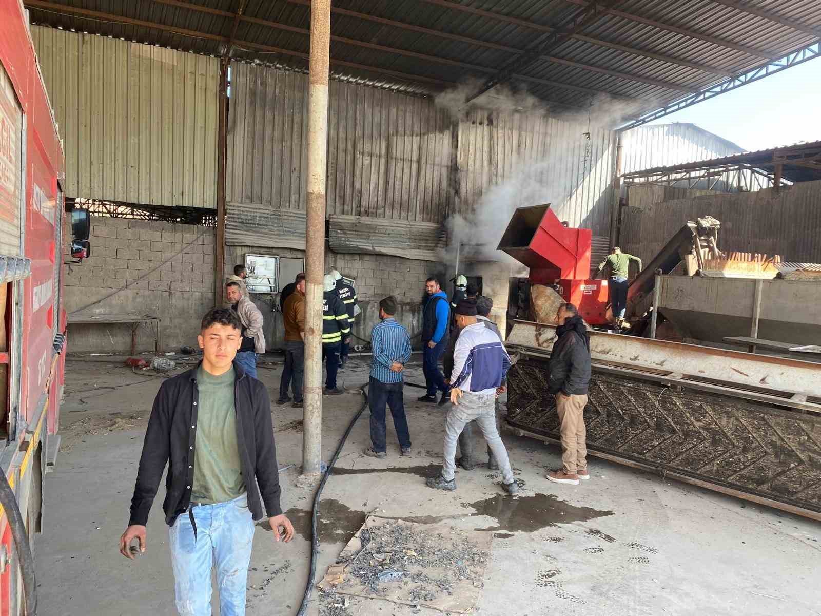 Kırıkhan’da Hurdacılar Sitesi’nde yangın