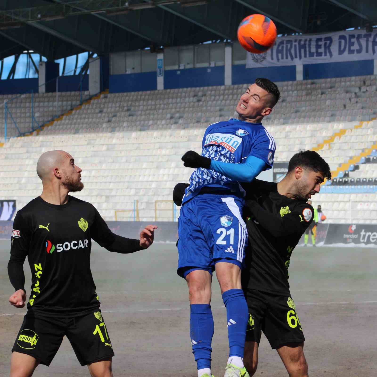 Trendyol 1. Lig: Erzurumspor FK: 0 - Iğdır FK: 0
