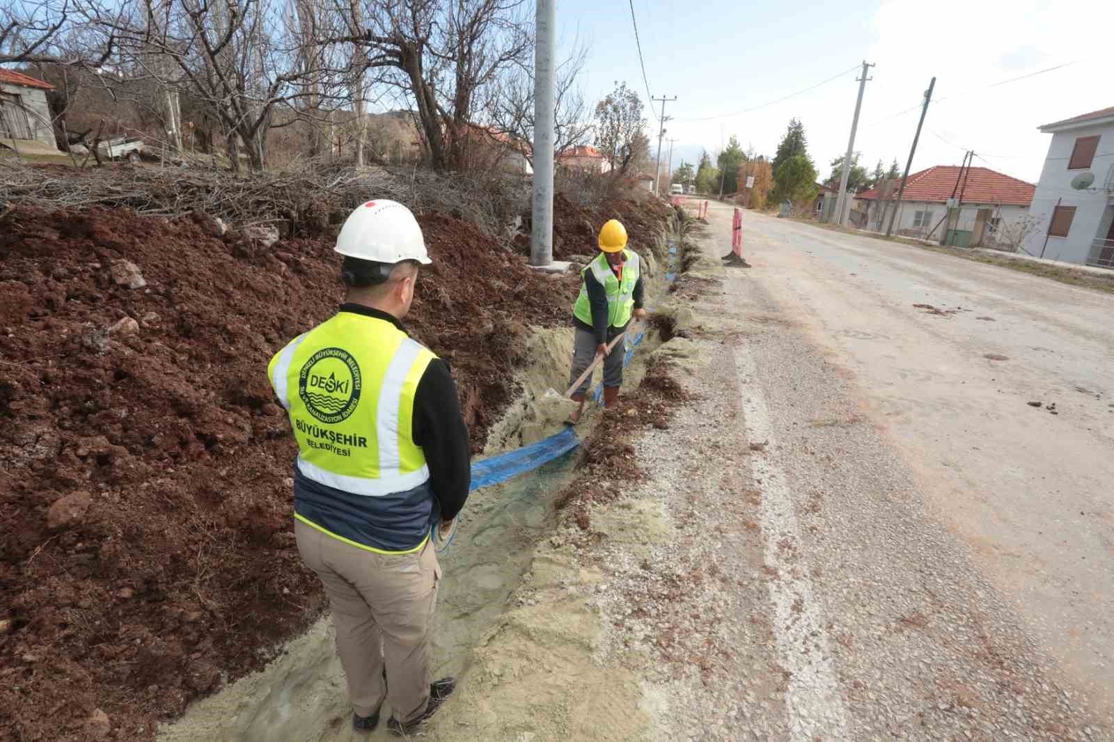 DESKİ&rsquo;den Tavas Yukarıboğaz&rsquo;a temiz ve s&uuml;rekli i&ccedil;me suyu

