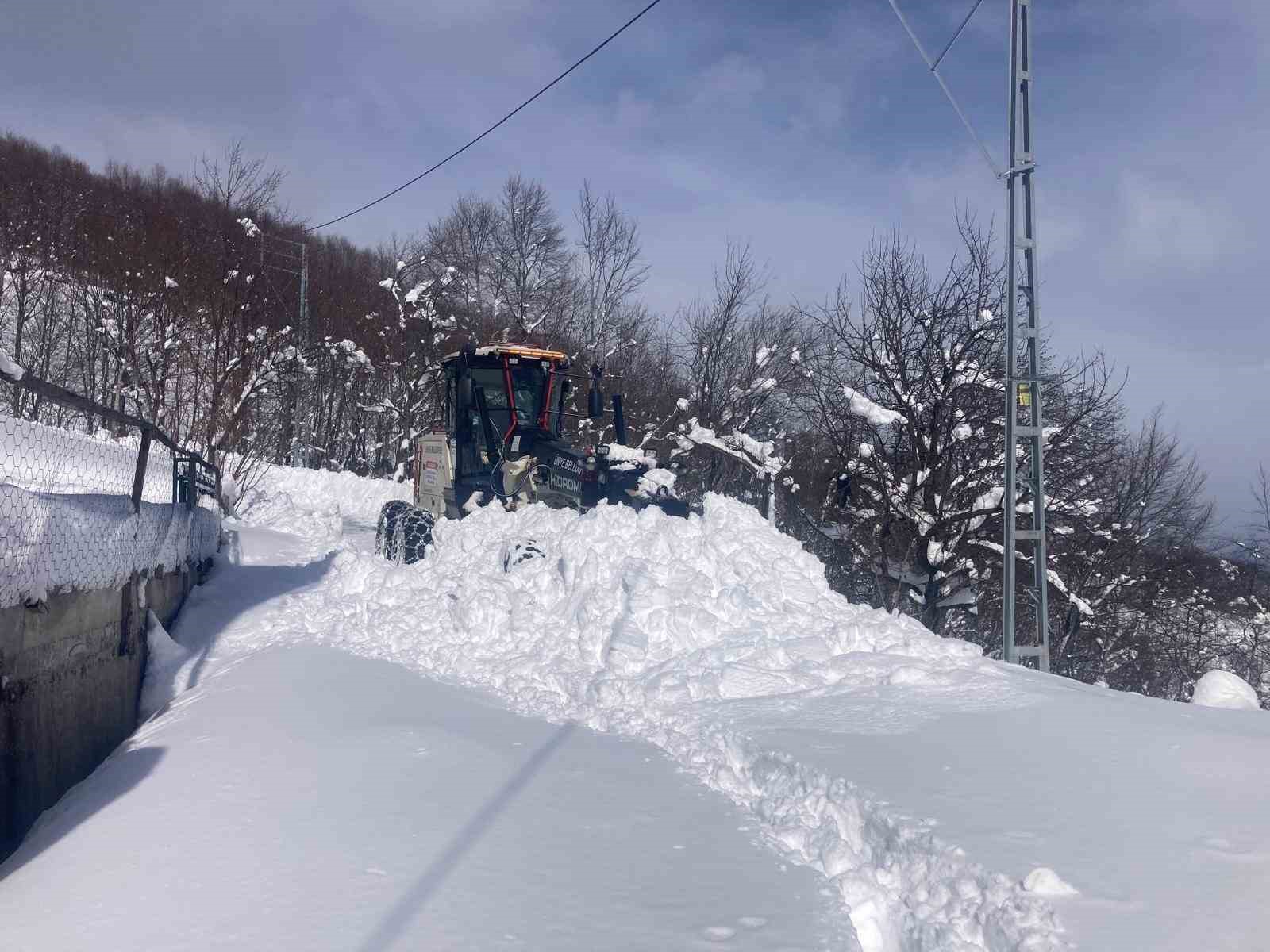 Ünye’de karla etkili mücadele