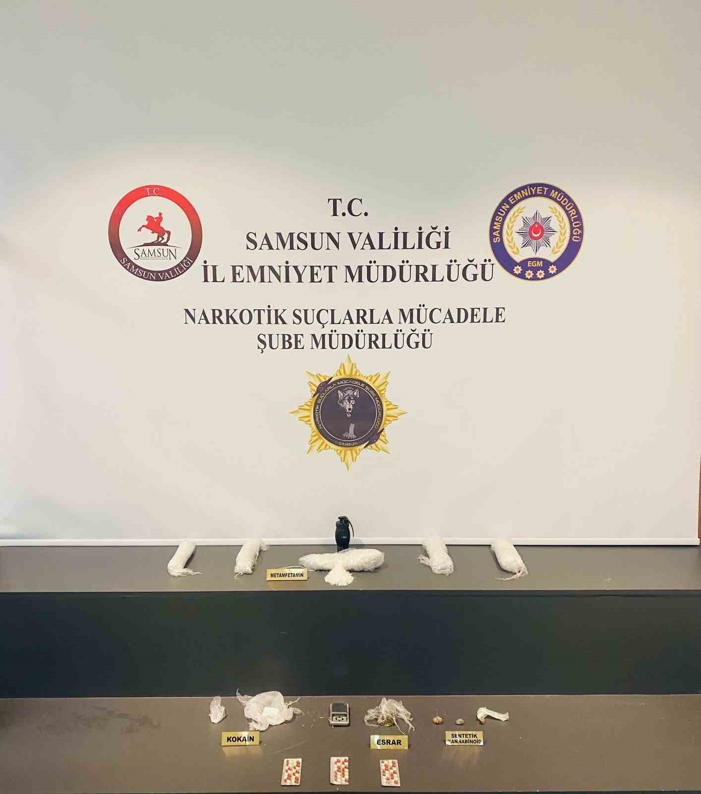 Samsun’da marangoz atölyesindeki zuladan uyuşturucu madde çıktı
