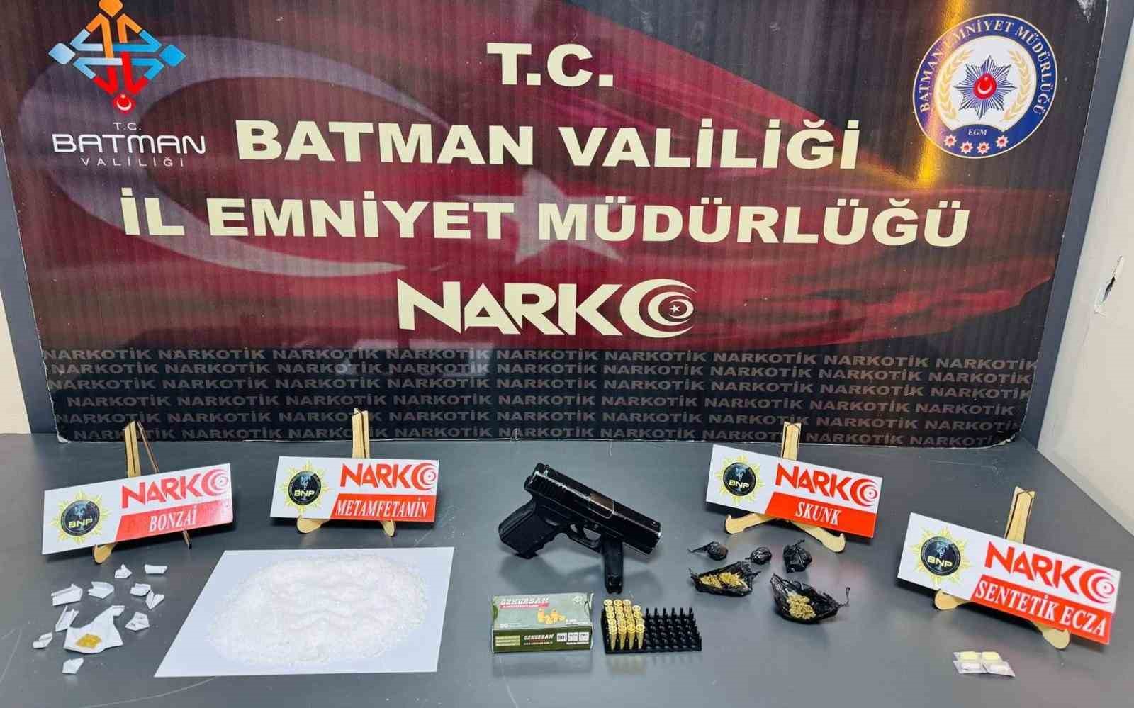 Batman’da uyuşturucu tacirlerine darbe: 6 tutuklama