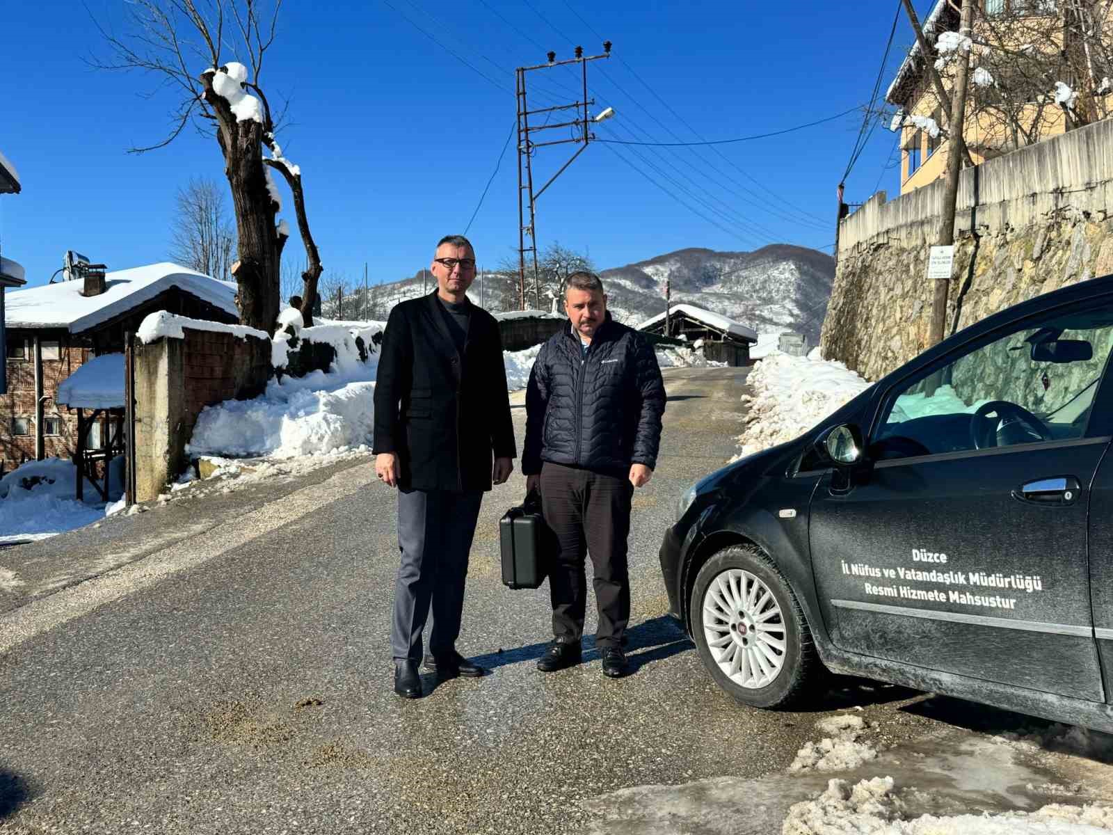 Nüfus hizmeti yaşlıların ayağına gidiyor
