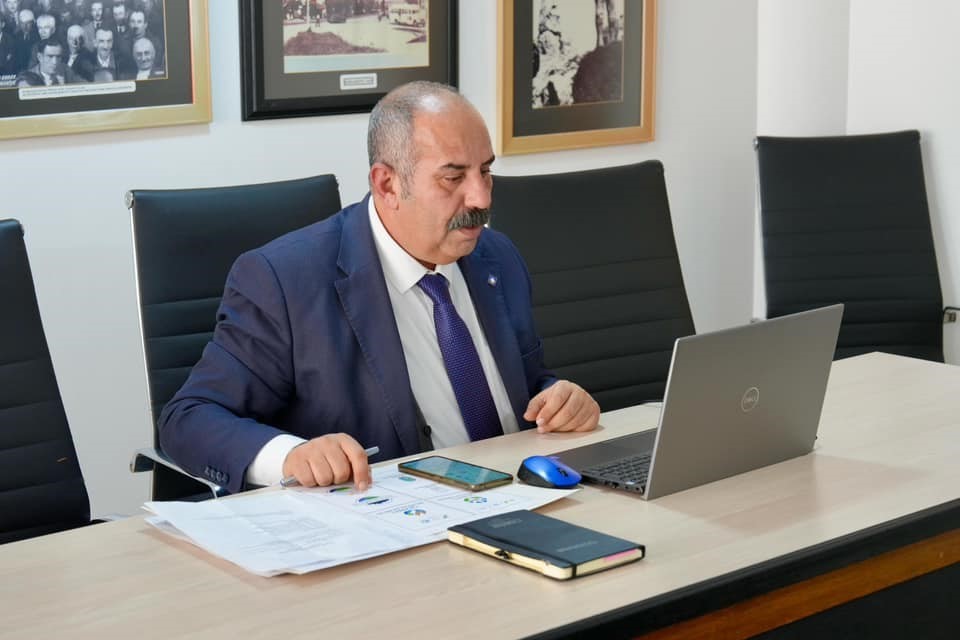 &Ccedil;evreci Belediyeler Birliği Şubat Ayı Enc&uuml;men Toplantısı uzaktan ger&ccedil;ekleştirildi
