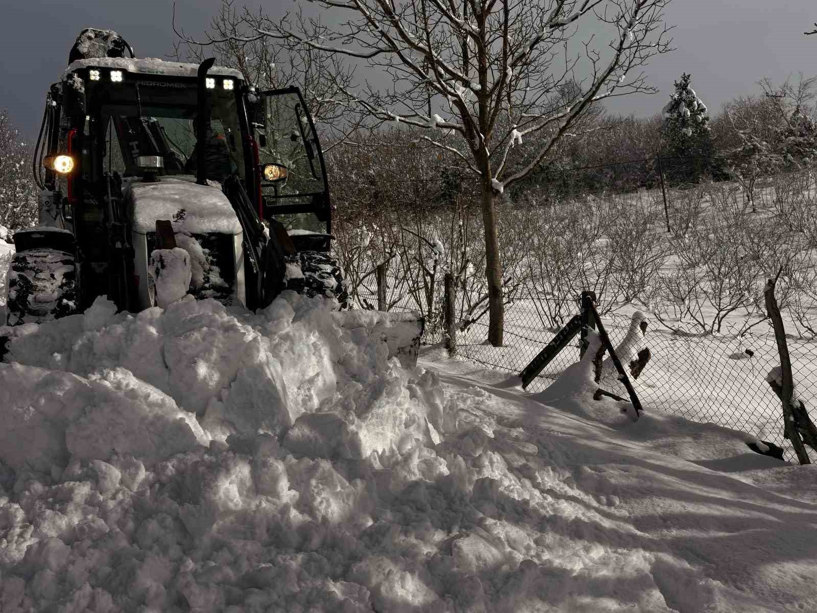 Zonguldak’ta kapalı köy yolu kalmadı