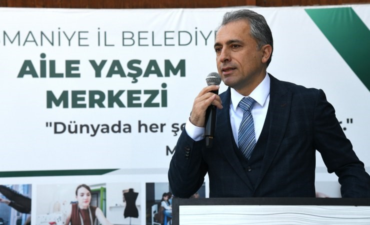 Osmaniye Belediyesi Aile Yaşam Merkezi d&uuml;zenlenen t&ouml;renle a&ccedil;ıldı
