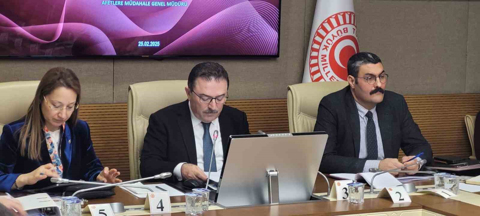 TBMM Kartalkaya’daki Otel Yangınını Araştırma Komisyonu, AFAD yetkililerini dinledi