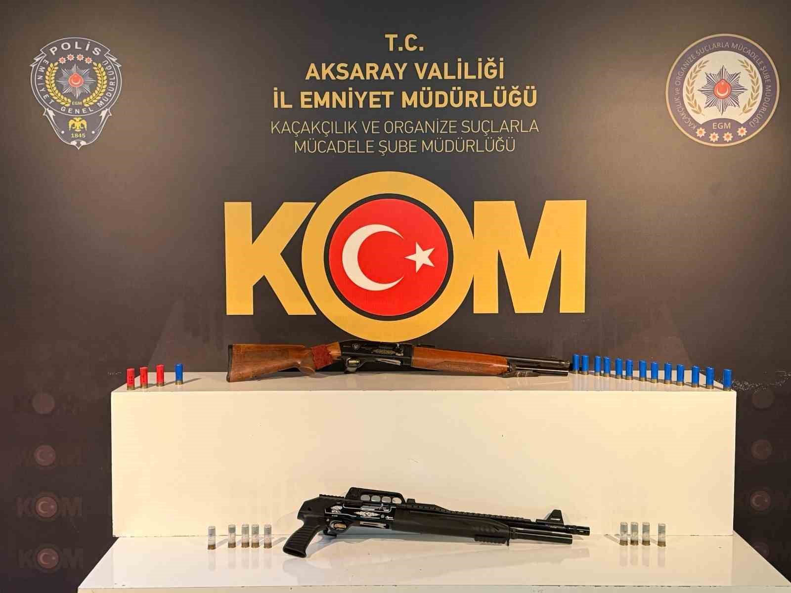 Aksaray&rsquo;da 4 ayrı ka&ccedil;ak&ccedil;ılık operasyonu
