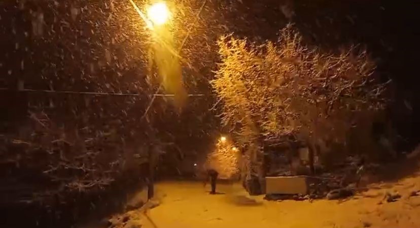 Denizli’nin yüksek kesimlerinde kar yağışı başladı