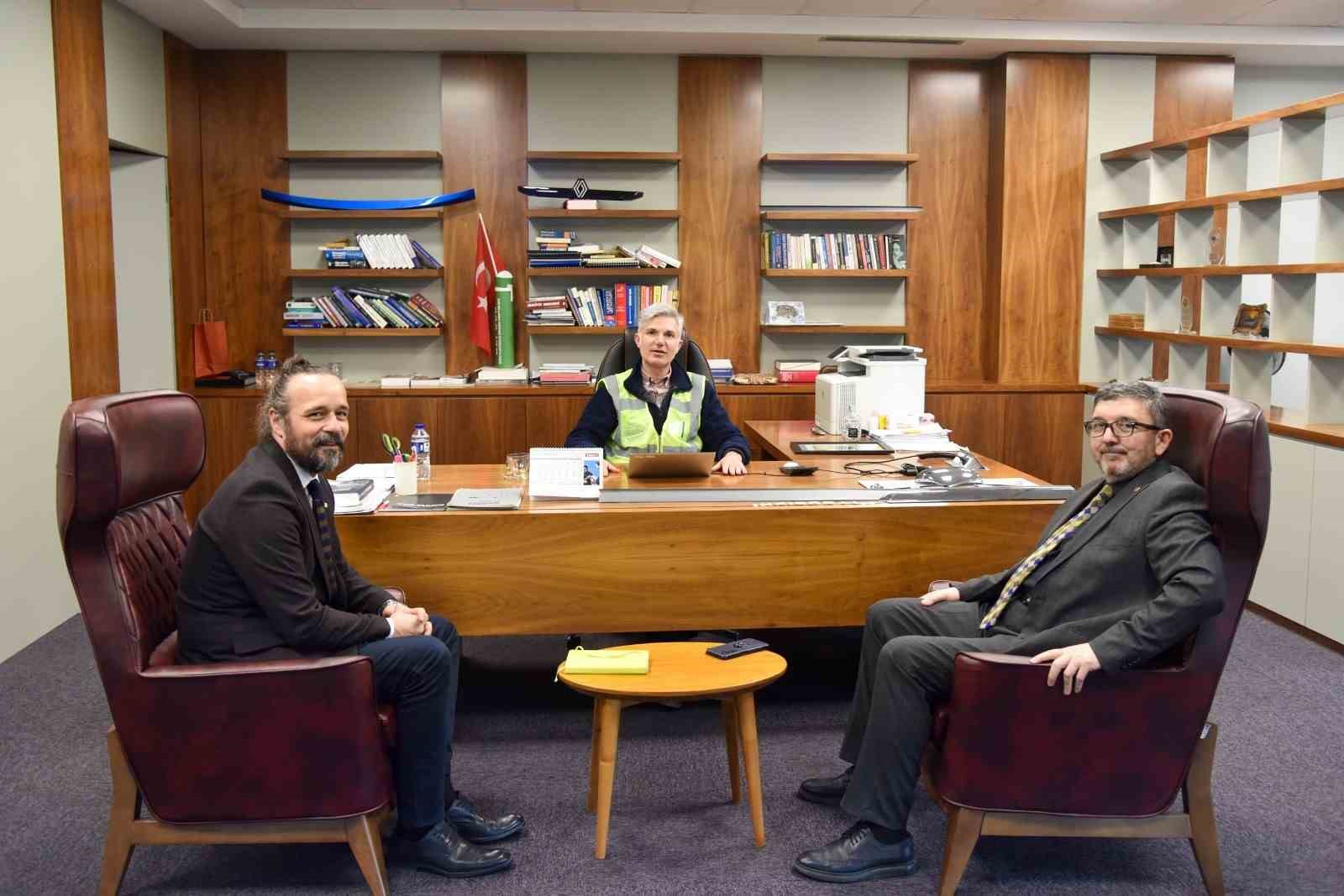 &Uuml;niversite-sanayi iş birliğinin g&uuml;&ccedil;lendirilmesi ama&ccedil;lı ziyaret
