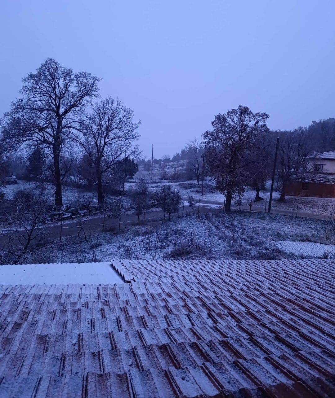 Selendi’de kar yağışı