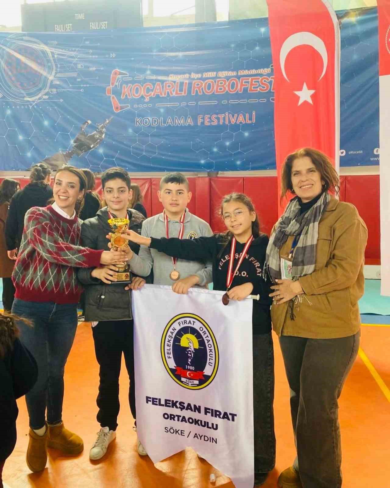 Söke’nin İki Okulu Robofest Yarışması’nda adından söz ettirdi
