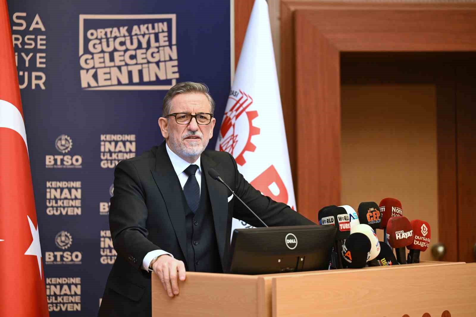 BTSO Y&ouml;netim Kurulu Başkanı İbrahim Burkay: "D&ouml;viz cinsi bor&ccedil;lanmanın &ouml;n&uuml;ndeki engeller kaldırılmalı"
