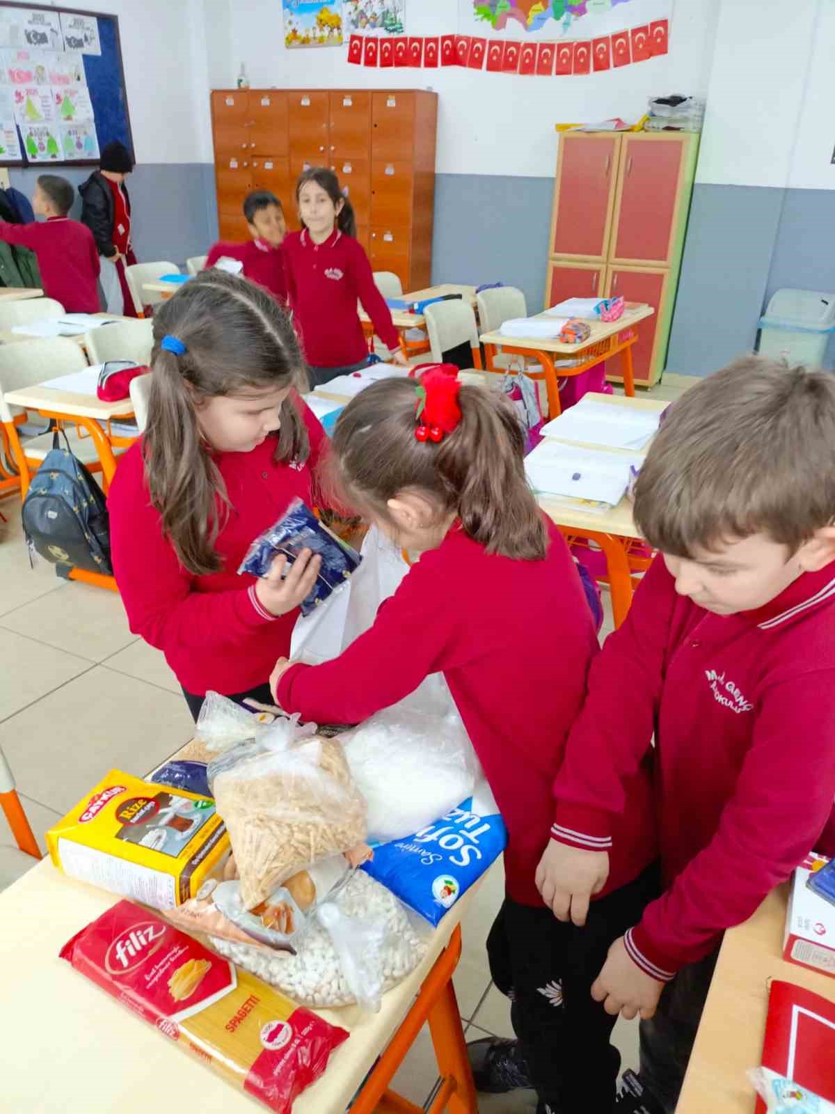 G&ouml;nen Mehmet Ahmet Gen&ccedil; Okulu&rsquo;ndan &ouml;rnek dayanışma
