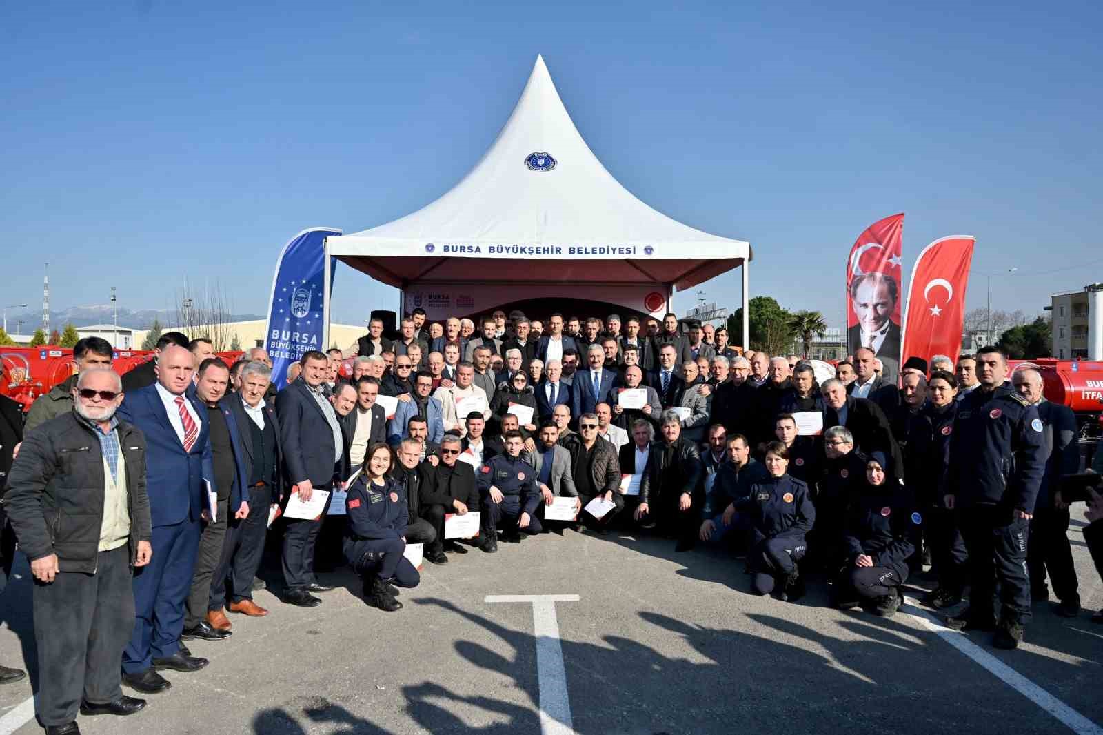 Büyükşehir’den kırsal mahallelere yangın tankeri
