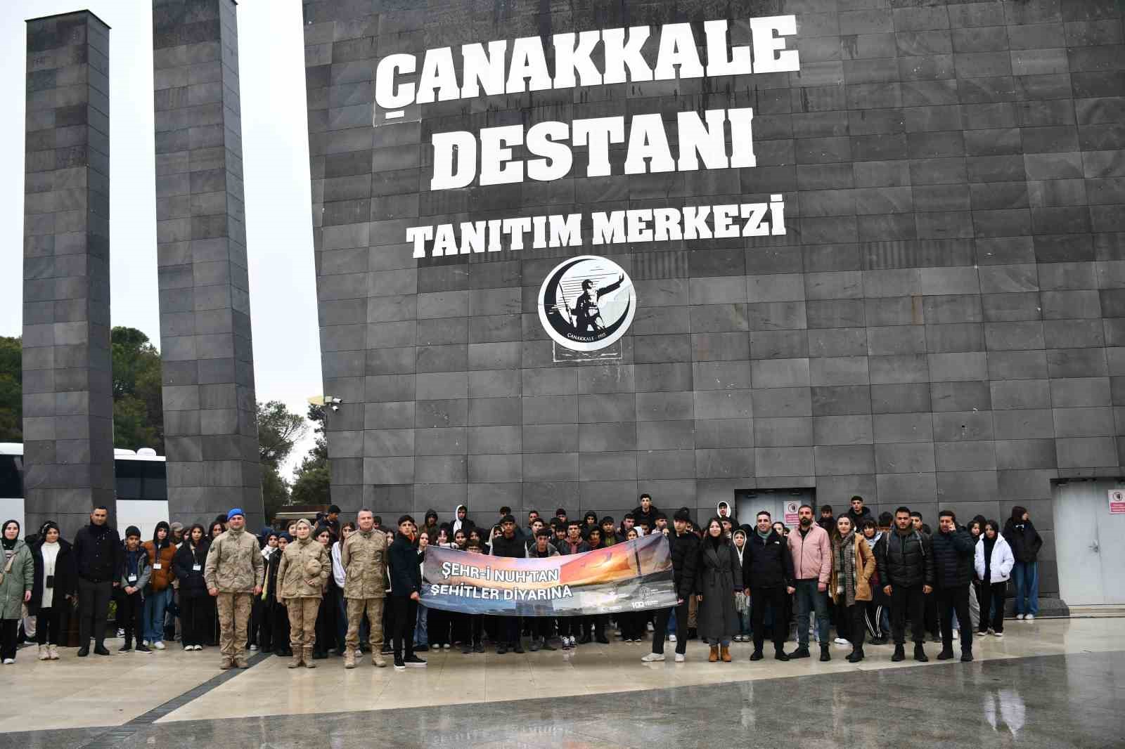 "Şehri Nuh’tan Şehitler Diyarına Projesiyle" bin öğrenci Çanakkale’ye gönderildi
