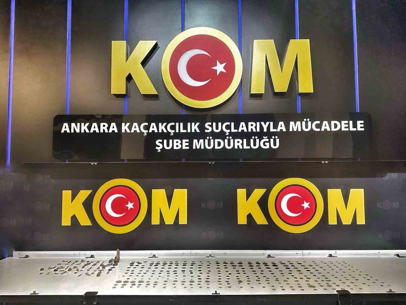 Ankara’da 20 milyon lira değerinde tarihi eser ele geçirildi
